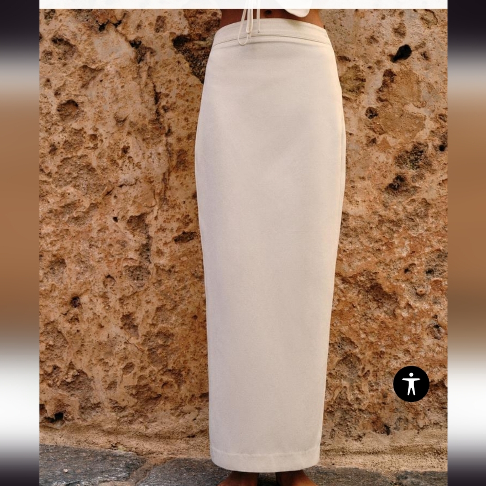 Zara Long Pencil Skirt